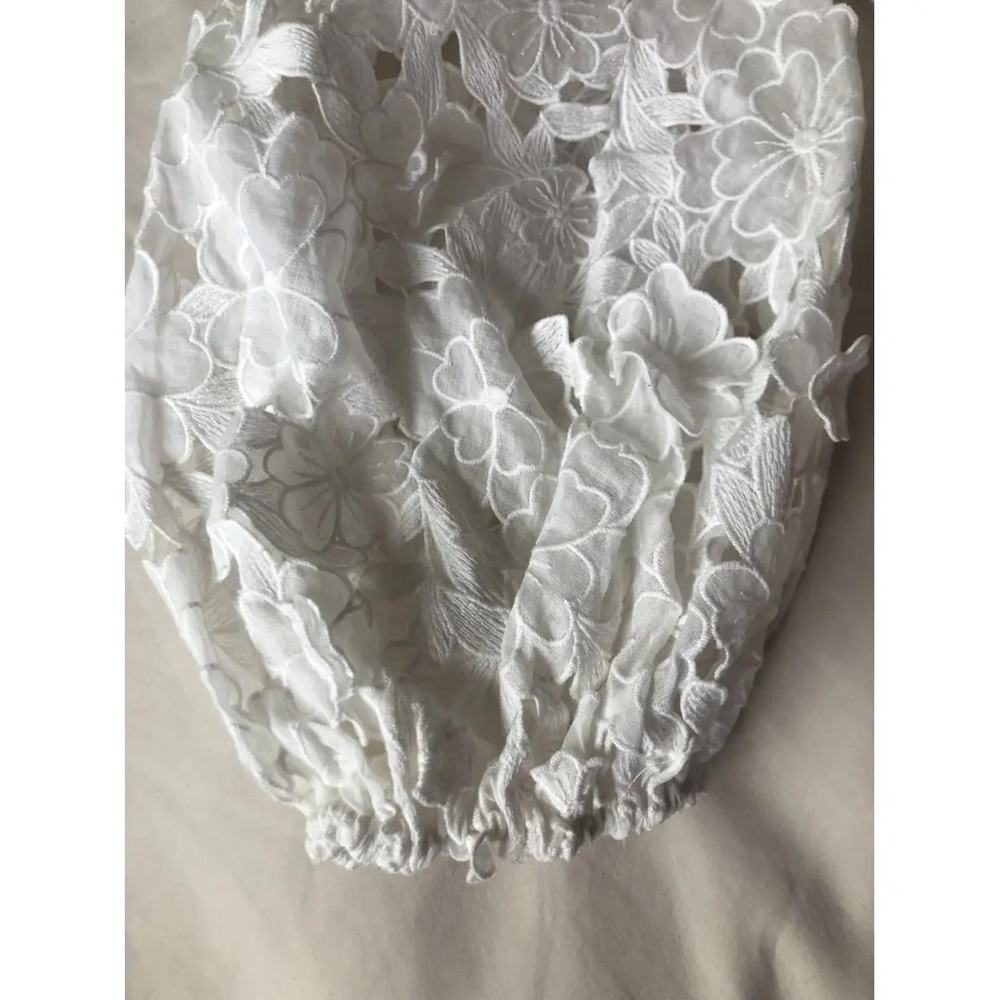 Zimmermann Linen Lola crop top embroidered. - Picture 9 of 10
